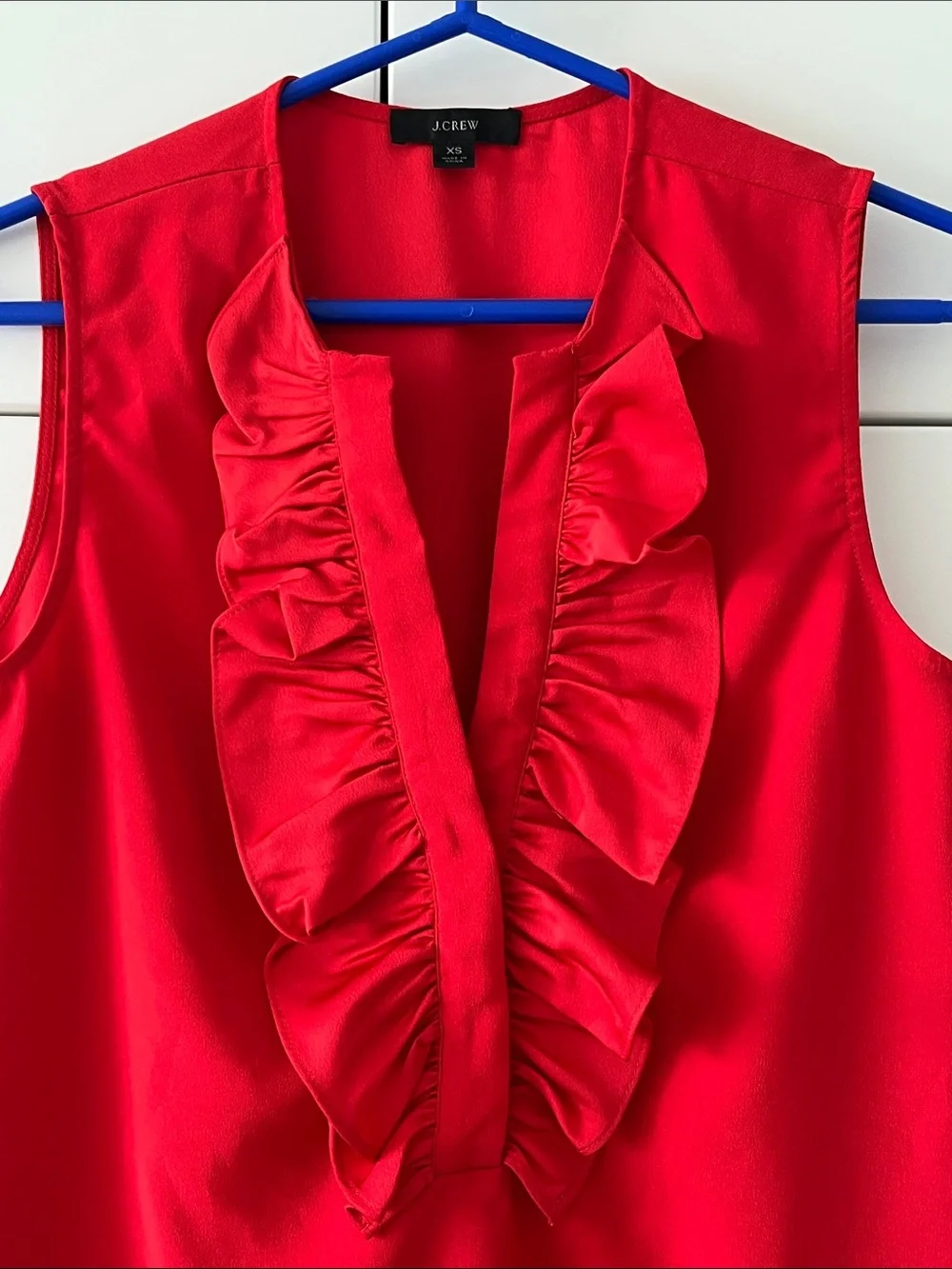 J. Crew vibrant red